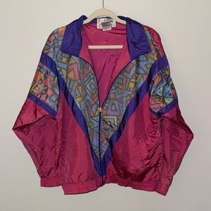 Colorful Geometric Women's Bomber Jacket